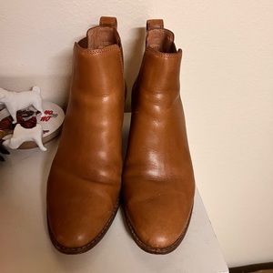 Madewell brown boots, size 7